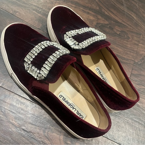 Karl Lagerfeld Shoes Karl Lagerfeld Paris Ermine Burburgundy Wine